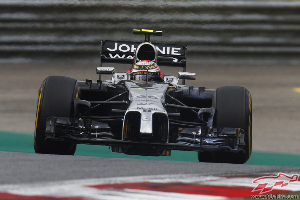 Kevin Magnussen se sintió cómodo en el MP4-29