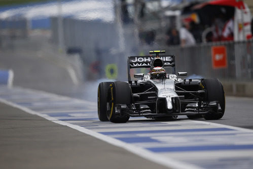 Zona de boxes para Kevin Magnussen