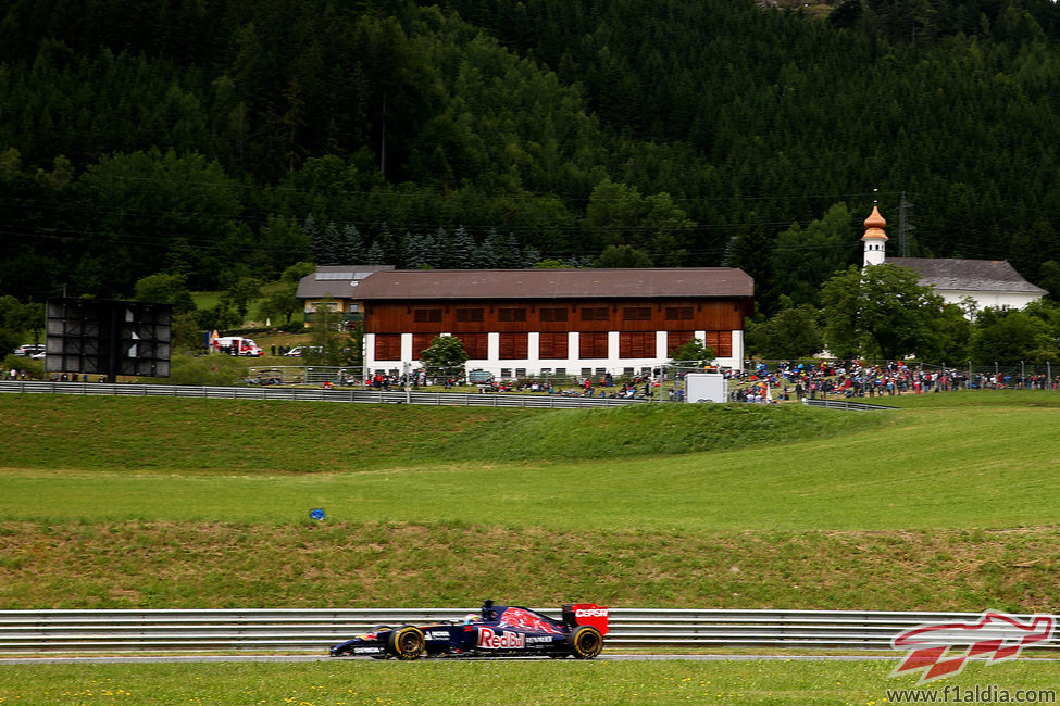 Jean-Eric Vergne en el trazado austriaco