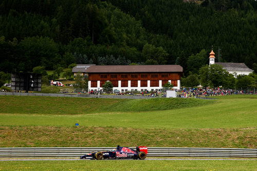 Jean-Eric Vergne en el trazado austriaco