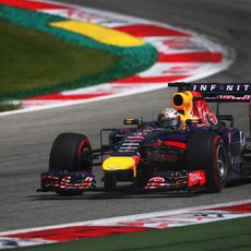 Sebastian Vettel en la tercera sesión de entrenamientos libres