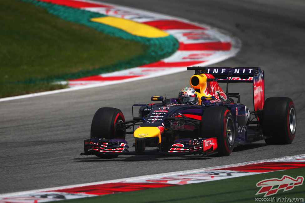 Sebastian Vettel en la tercera sesión de entrenamientos libres