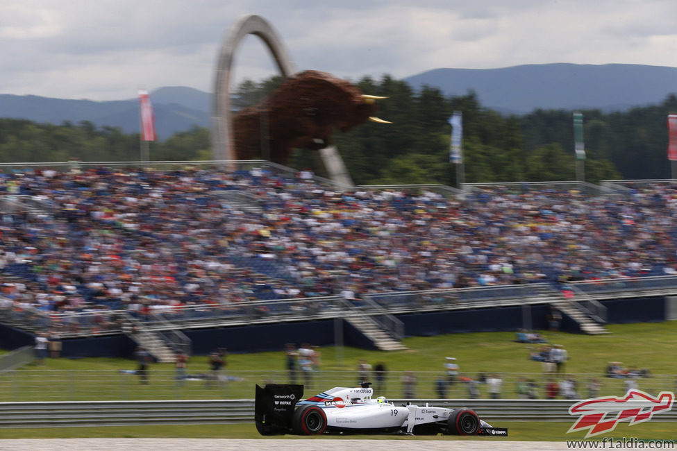 Felipe Massa consiguiendo la pole en el Red Bull Ring