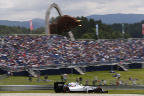 Felipe Massa consiguiendo la pole en el Red Bull Ring