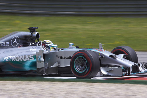 Lewis Hamilton no pudo pelear por la pole en Austria