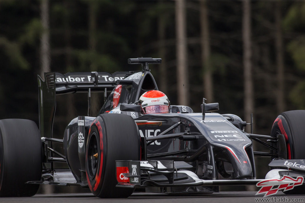 Adrian Sutil lo intenta con el superblando