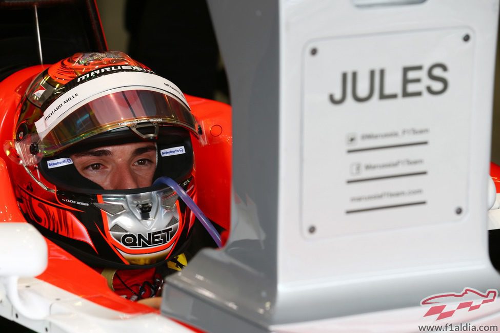 Jules Bianchi analiza los tiempos