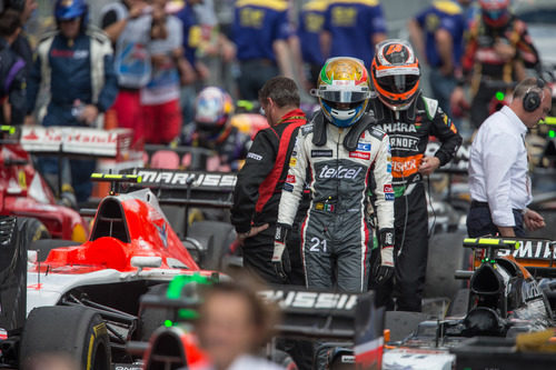 Esteban Gutiérrez termina la carrera sin conseguir puntos