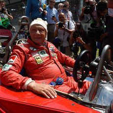 Niki Lauda dio una vuelta al Red Bull Ring