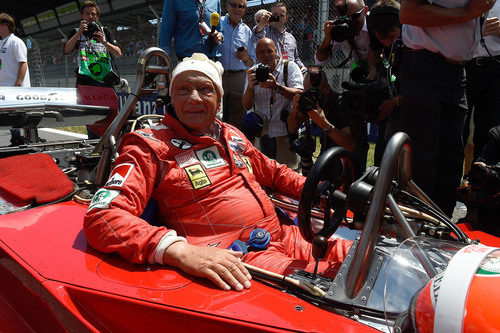 Niki Lauda dio una vuelta al Red Bull Ring