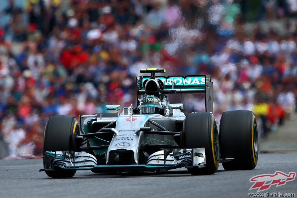 Nico Rosberg calificó de "sencillo" el GP de Austria