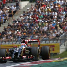 Romain Grosjen no pudo puntuar en Austria