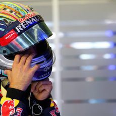 Sebastian Vettel se prepara antes del GP de Austria