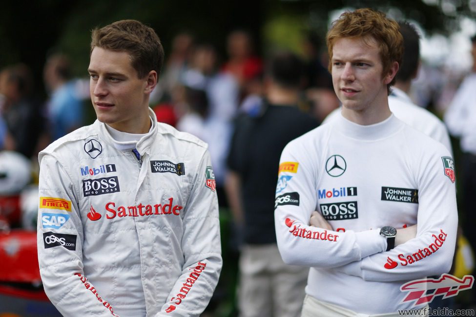 Oliver Turvery y Stoffel Vandoorne, presentes en Goodwood