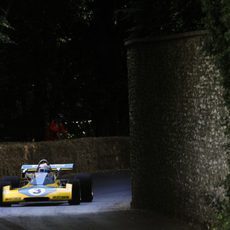 Sam Bird pilota el TS15 en Goodwood