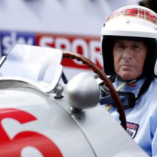 Jackie Stewart también probó un monoplaza antiguo