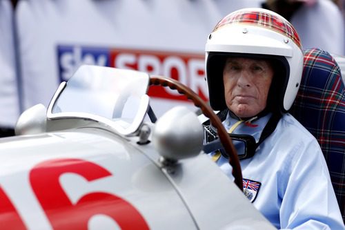 Jackie Stewart también probó un monoplaza antiguo