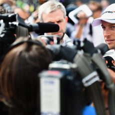 Jenson Button, uno de los héroes locales en Silverstone