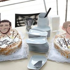 Las tartas de cumpleaños de Sebastian Vettel y Daniel Ricciardo