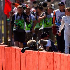 Susie Wolff no duró mucho en pista