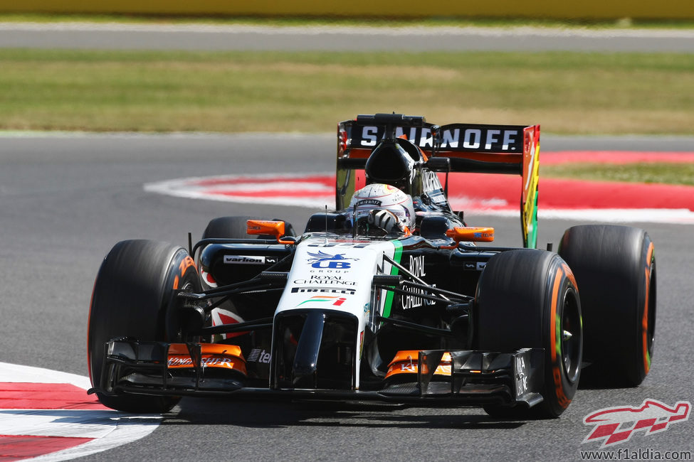 Dani Juncadella rodando en Silverstone