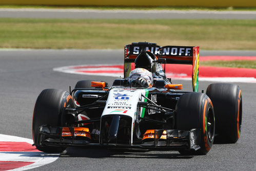 Dani Juncadella rodando en Silverstone