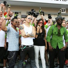 Los Black Eyed Peas en Singapur