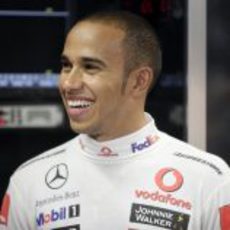 Hamilton contento con su pole