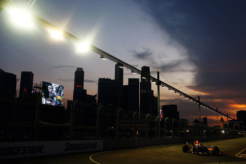 Webber en segunda línea