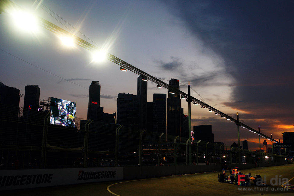 Webber en segunda línea