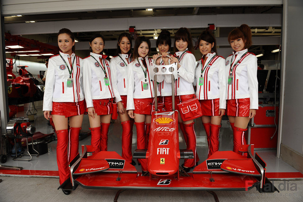Las chicas de Ferrari