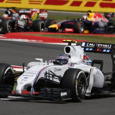 Valtteri Bottas escalando 12 posiciones