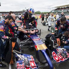 Jean-Eric Vergne en su posición de salida