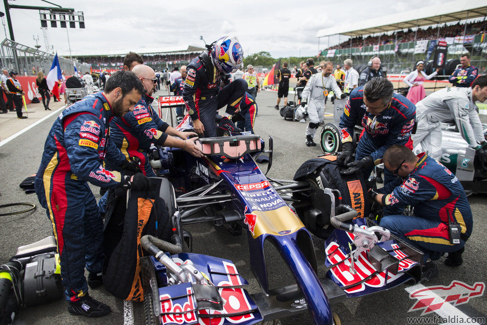 Jean-Eric Vergne en su posición de salida