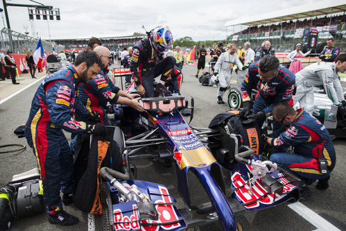 Jean-Eric Vergne en su posición de salida