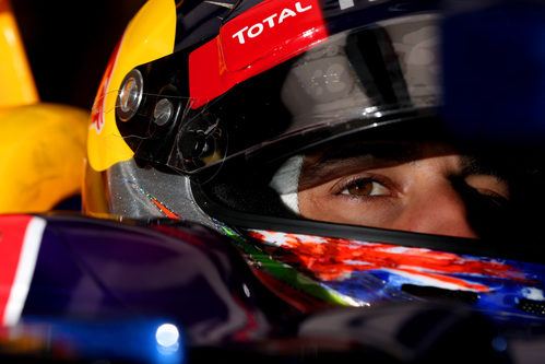 Mirada de Daniel Ricciardo