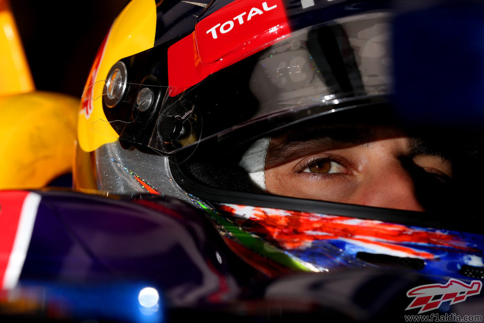 Mirada de Daniel Ricciardo