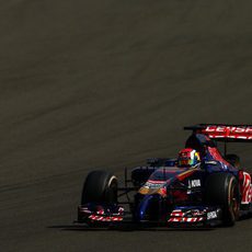 Daniil Kvyat en Silverstone el último día de test