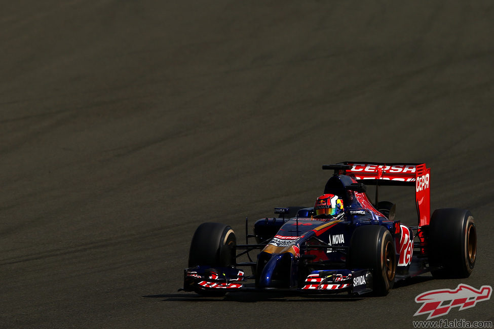 Daniil Kvyat en Silverstone el último día de test