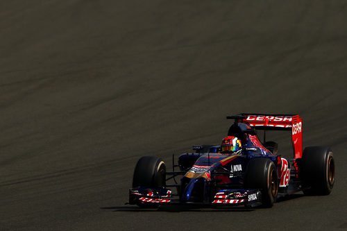 Daniil Kvyat en Silverstone el último día de test