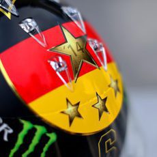 Diseño especial en el casco de Nico Rosberg