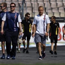 Valtteri Bottas reconoce el circuito con Williams