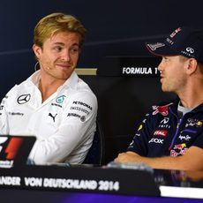 Nico Rosberg y Sebastian Vettel, dos alemanes en Hockenheim