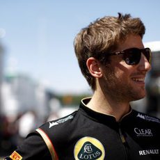 Romain Grosjean espera un buen fin de semana en Alemania