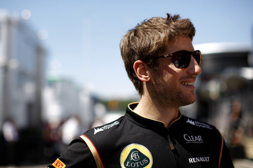 Romain Grosjean espera un buen fin de semana en Alemania