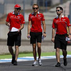 Max Chilton pasea con Marussia