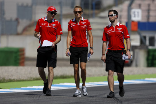 Max Chilton pasea con Marussia