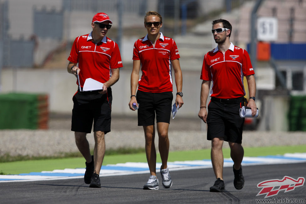 Max Chilton pasea con Marussia