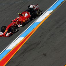 Problema en la bomba de agua del F14-T de Kimi Räikkönen