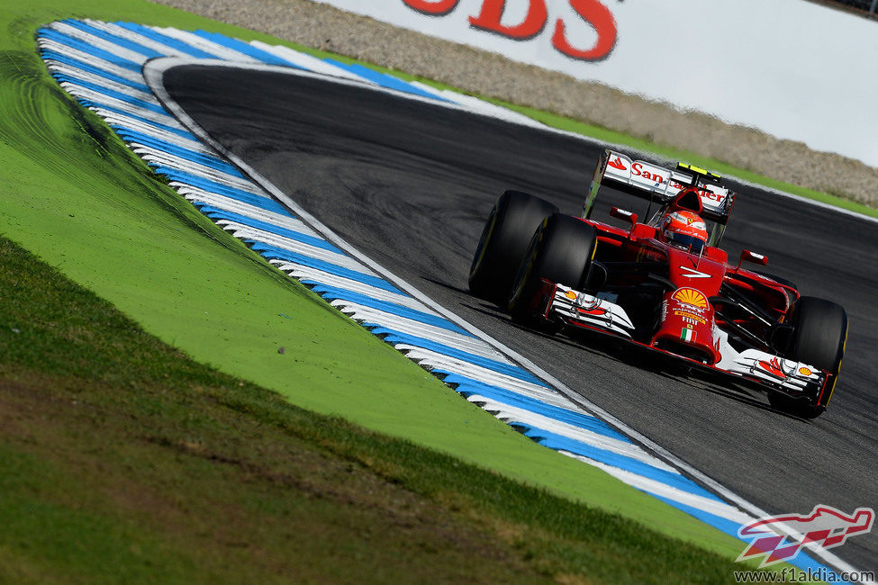 Kimi Räikkönen tuvo una buena jornada de pruebas